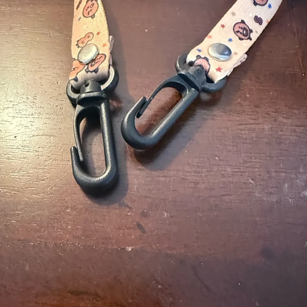 Patterned Lanyard with Clips